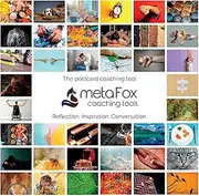 metaFox - Feelings Palette Deck - 52 Photo Cards with Question for Emotion Recognition, Icebreaker, Workshop - Use as Mindfulness Cards, Motivational Cards, Inspirational Cards, Affirmation Cards