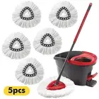 5X For Vileda Easy Wring Mopping & Clean Microfibre Spin Mop Head Replacement