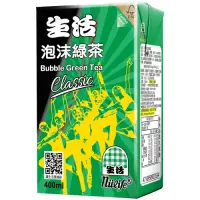 在飛比找Yahoo奇摩購物中心優惠-生活 泡沫綠茶(400mlx6入)