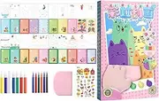 Dot Color Scratch Painting,Educational Scratch Drawing Kit | Rainbow Dot Art Paint Kit, Scratch Painting Postcard Set, Painting Set for Kids Aged 6+