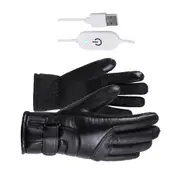 Electric Heated Gloves USB Rechargeable Touch Screen Warm Gloves Temp Adjustable