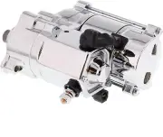Chrome 1.4 Starter Motor For 2005 Harley FXDCI Super Glide Custom (EFI)