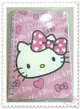 ♥小花花日本精品♥ Hello Kitty 50k雙封面筆記本 記事本 粉色蝴蝶結 坐姿 愛心 60235305