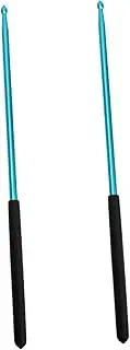 COMNESTBI 1Pair Alloy Drumsticks with Slip Sponge Grip Lightweight Percussion Accessories for Snare and Jazz Drums Durable and Versatile Instrument Mallets