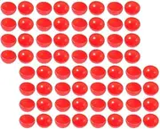 Alipis 100pcs Ball Empty Raffle Balls Bingo Ball 1.1 Inch Plastic Hollow Balls Openable Capsules Containers for Party Favors Surprise Red