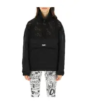 Dolce Gabbana Logo Patch Panelled Jumper IT40,IT42,IT38 Black