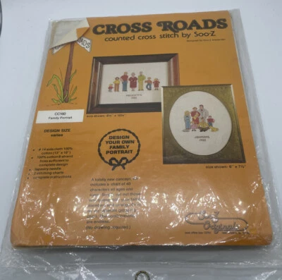 Cross Roads counted cross stitch by Soo-Z CC160 Family Portrait Design Your Own