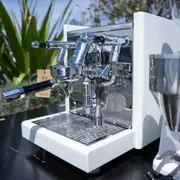 Custom White ECM Technika V Profi PID With White Mazzer Mini Electronic A