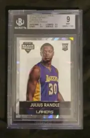 2014-15 Black Friday RC Portraits Cracked Ice JULIUS RANDLE BGS 9 /25 SP