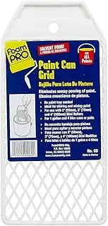 Paint Can Grid - Paint from The Can Mess-Free - Paint Roller & Paint Brush Compatible - Durable Paint Bucket Grid - 1 Gallon Grid, 4 Liter Cans or Pails - 12-Pack Case
