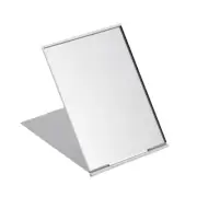 11 .5*8cm Travel Mirror Folding Vanity Compact Make up Metal Pocket