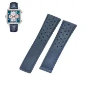 22mm Blue Leather Watch Strap For Tag Heuer Monaco FC6300 CAW211D