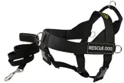 Dean and Tyler Bundle One DT Universal Harness, Rescue Dog, Small (24, 27)