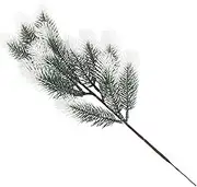 BATHVEVE 2Pcs Artificial Pine Needles for Christmas Decorations Realistic Faux Pine Branches Chic Holiday Decor for Indoor Trees Wreaths and Centerpieces