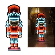 Infinity Nutcracker LED Christmas Light With Base 60cm