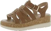 [Dr. Scholl's] Shoes Womens Only You Cork Wedge Sandals Tan 8.5 Medium (B,M)