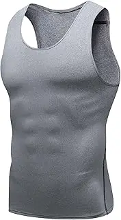 [Generic] Men's Athletic Compression Base Tank Lightweight Tight Muscle Sleeveless Tee Workout Fitness Running Tanks