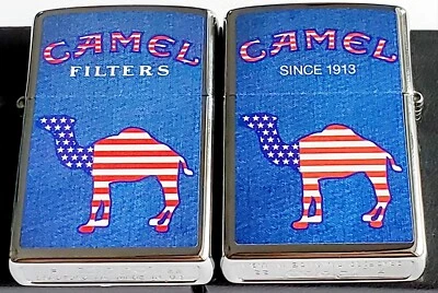 Zippo Camel Denim American Flag CZ 1037 LIMITED EDITION 50 MADE Chrome