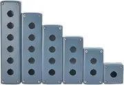 1Pcs 22mm 1/2/3/4/5/6 Hole Waterproof Button Junction Box Switch Control Splash Proof IP65 (Size : 2Hloe)