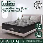 Duchess Queen Double King Single Pocket Spring Mattress EuroTop Medium Firm Foam
