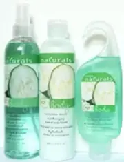 Avon Naturals - Set Of Cucumber Melon Lotion, Spray, Shower gel Fast Shipping