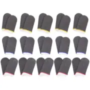 30 Pcs Anti-slip Gaming Finger Cover Protectors Work Sleeves Games