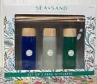 3 SEA & SAND REED DIFFUSERS - Crisp White - Limoncello - Ocean Mist SAND + FOG