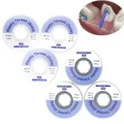 25 Feet/Roll Dental Orthodontic Grey/Transparent Power Solid Elastics Thread