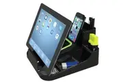 Esselte Smart Caddy Large Black Desktop Table Organiser Stand