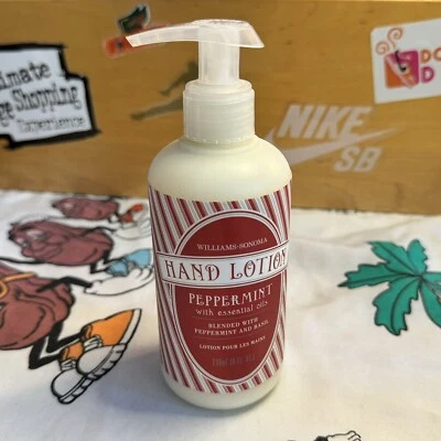 williams sonoma Peperment Hand Lotion 8fl Oz BRAND NEW