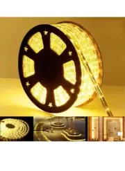 LED Rope Lights Outdoor, 1080 LED Connectable and Flexible Tube 150ft Warm White
