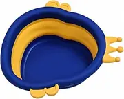 KOMBIUDA 1pc Washbasin Collapsible Washing Bowl Wash Basin Collapsible Wash Tub Bathing Basin Collapsible Wash Basin Portable Shampoo Sink Wash Basin Pp Blue