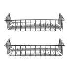 2 Pcs Hanging Organizer Rack Bathroom Shelving Ledge Seasoning Floating Shelf