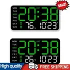 Digital Alarm Clock Electronic Wall Clock Temperature/Date Display for Bedroom N
