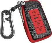 Kirsnda Texture Key fob Cover case Keychain Compatible with Lexus
