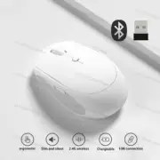 Wireless Bluetooth Mouse Mode USB Rechargeable 2.4 GHz Adjustable DPI Mouses