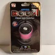 Brand New As Seen On TV Micro Boom Bluetooth Speaker & Speaker Phone Pink Sealed