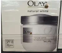 在飛比找Yahoo!奇摩拍賣優惠-歐蕾 OLAY 防曬淨白乳霜100ml(UV) SPF18/