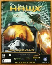 2009 Tom Clancy's HAWX Xbox 360 PS3 PC Print Ad/Poster Jet Fighter Game Wall Art