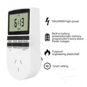 240V Timer Digital Programmable Electric AU Plug Power Socket LCD Timer Switch