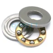 10PCS 8x16x5mm Miniature Axial Ball Flat Washers Thrust Bearings 3-Parts ABEC-1