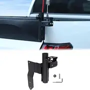 Aunginsy Tailgate Antenna Flag Pole Mount Bracket Compatible with Toyota Tundra 2022-2025 Right Side Tailgate Antenna Flagpole Mount Rear Trunk Door Detachable Holder Metal Base Exterior Accessories