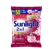 Sunlight Clean & Sakura Fresh Detergent Powder Double Perfume Cloths 50g