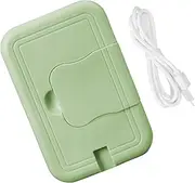 BEALIFE Portable USB-Powered Baby Wipes Warmer Baby Wet Wipes Heater, Green