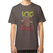 Log by Blammo (Retro Distressed Look). T-shirt