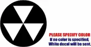 Fallout Shelter Symbol JDM Funny Vinyl Decal Sticker Car Window Bumper Laptop 6"