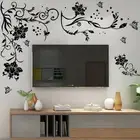 Wall Sticker Black Butterfly Decals Decor Decoration Removable Stickers