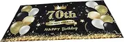 DOITOOL Birthday Party Decorations Custom Background Banner Photo Backdrop Birthday Table Cover Cloth Material
