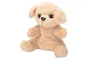 10 Inch Yellow Labrador Dog Plush Stuffed Animal Hand Puppet by Wild Republic