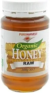 Pure Harvest Organic Raw Honey 500 g